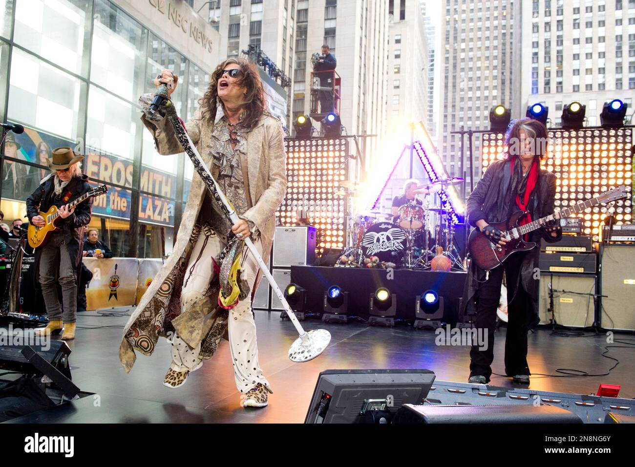 Steven Tyler of Aerosmith performs on NBC