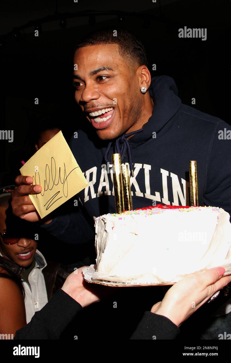 Rapper and actor Nelly celebrates his birthday at BET Real Husbands of