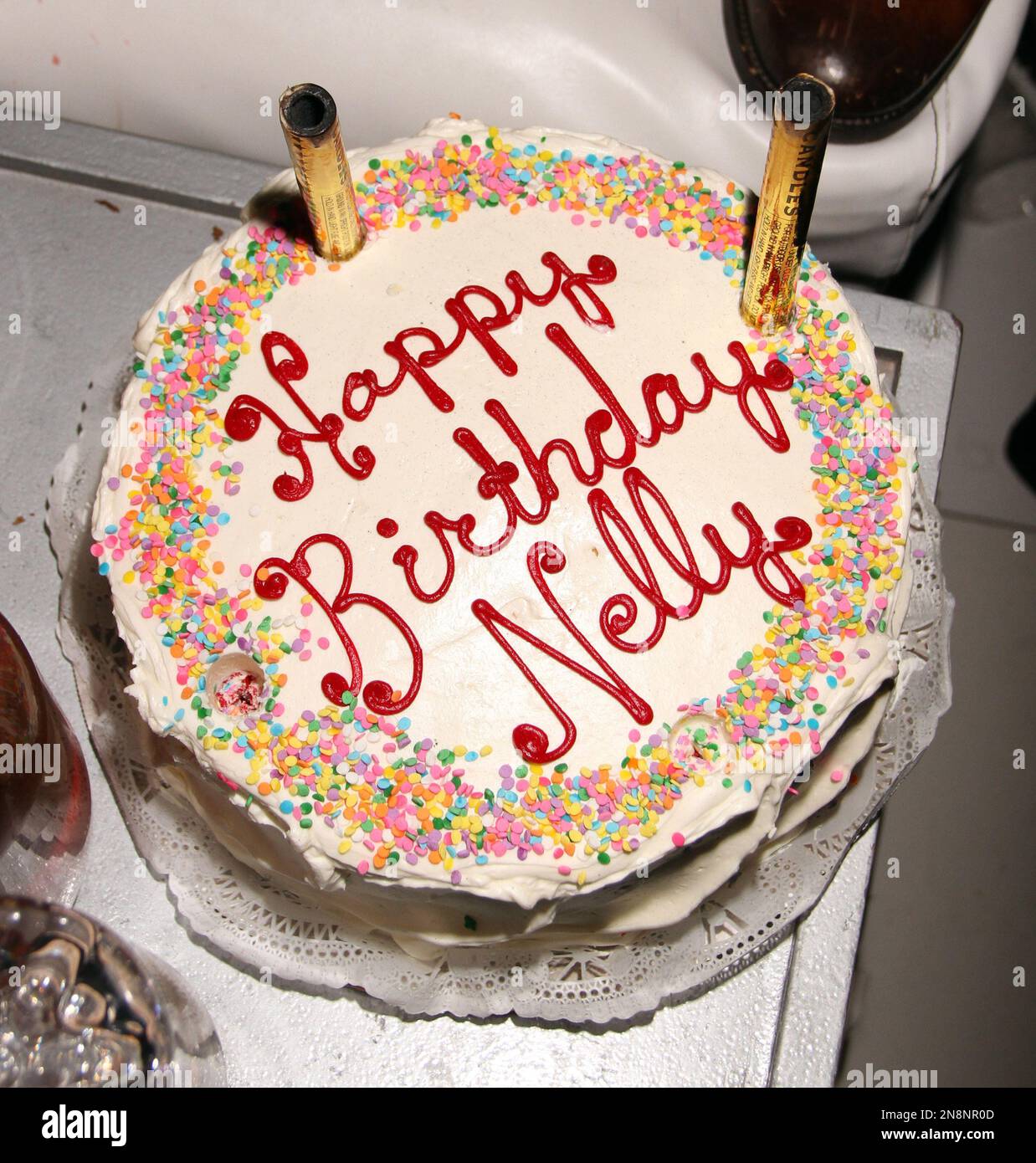 Rapper and actor Nelly celebrates his birthday at BET Real Husbands of