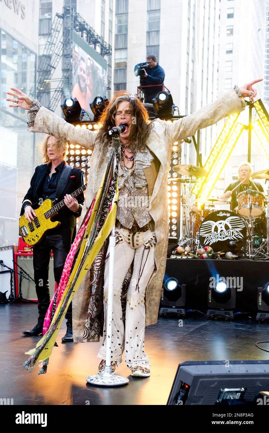 Steven Tyler of Aerosmith performs on NBC