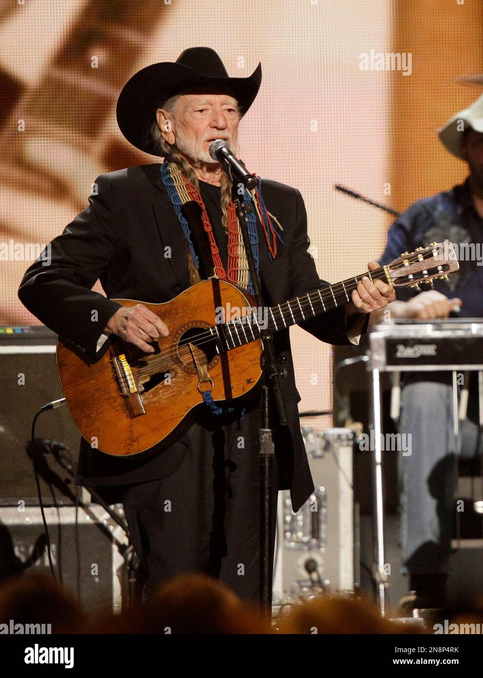 Willie Nelson Performs During His Tribute At The 46th Annual Country ...