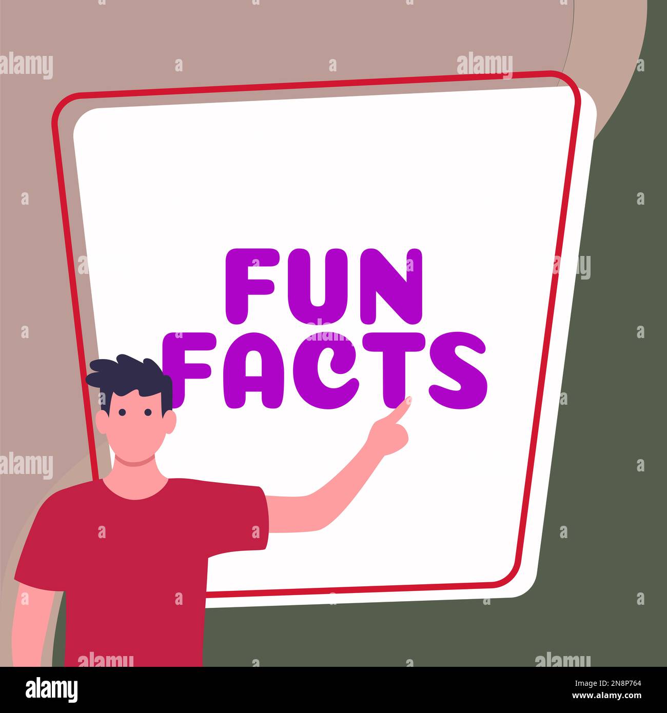 Conceptual caption Fun Facts. Conceptual photo short interesting trivia ...