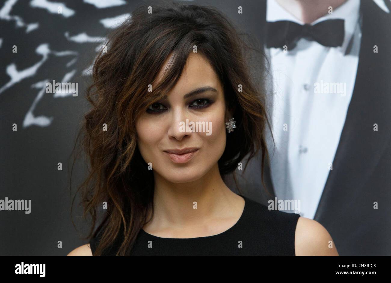 French actress Berenice Marlohe poses for photographers during a photo ...