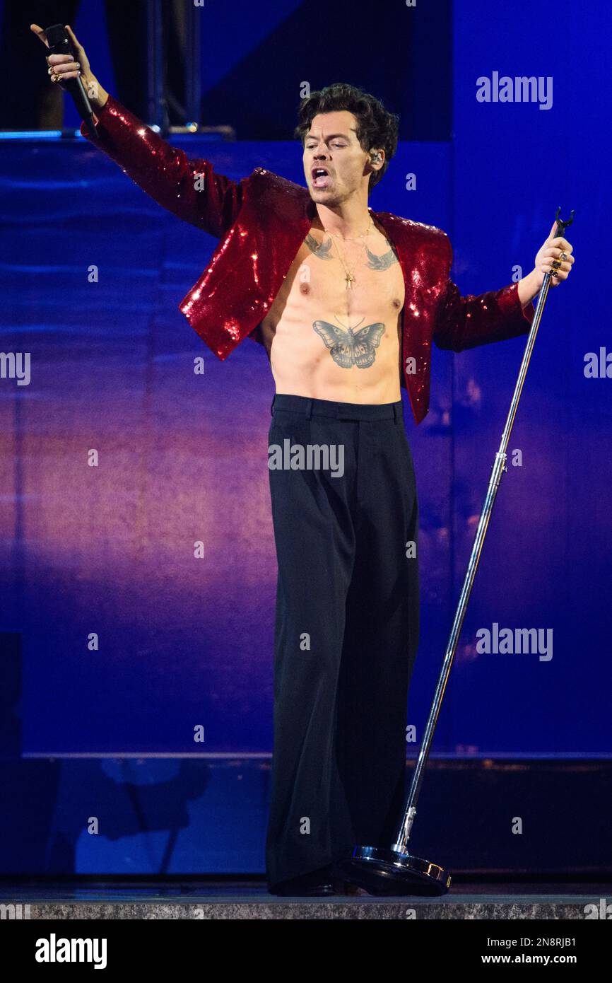 London, UK. 11 February 2023. Harry Styles at The 2023 Brit Awards, at