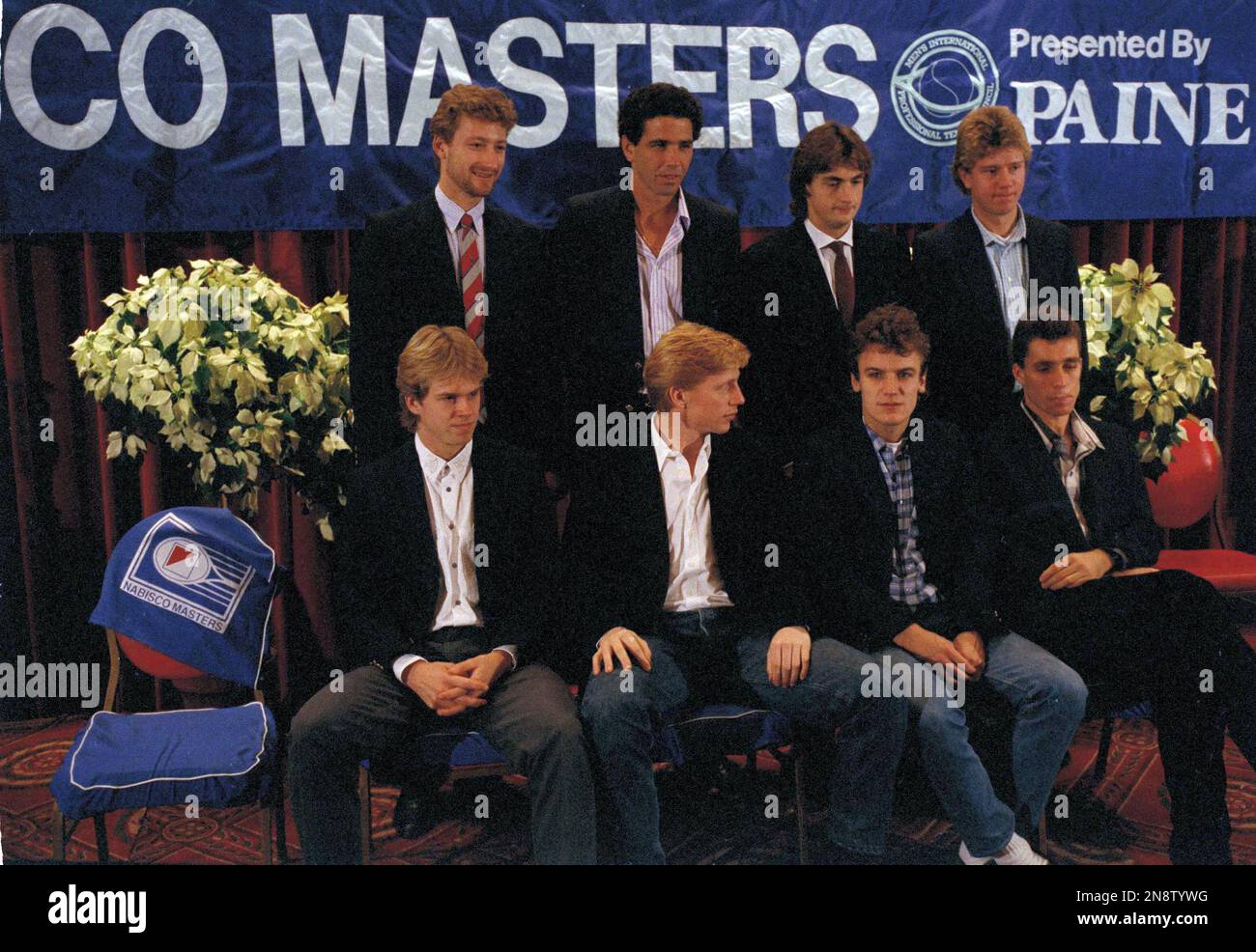 The Nabisco Grand Prix Masters hold a news conference at the Omni Park
