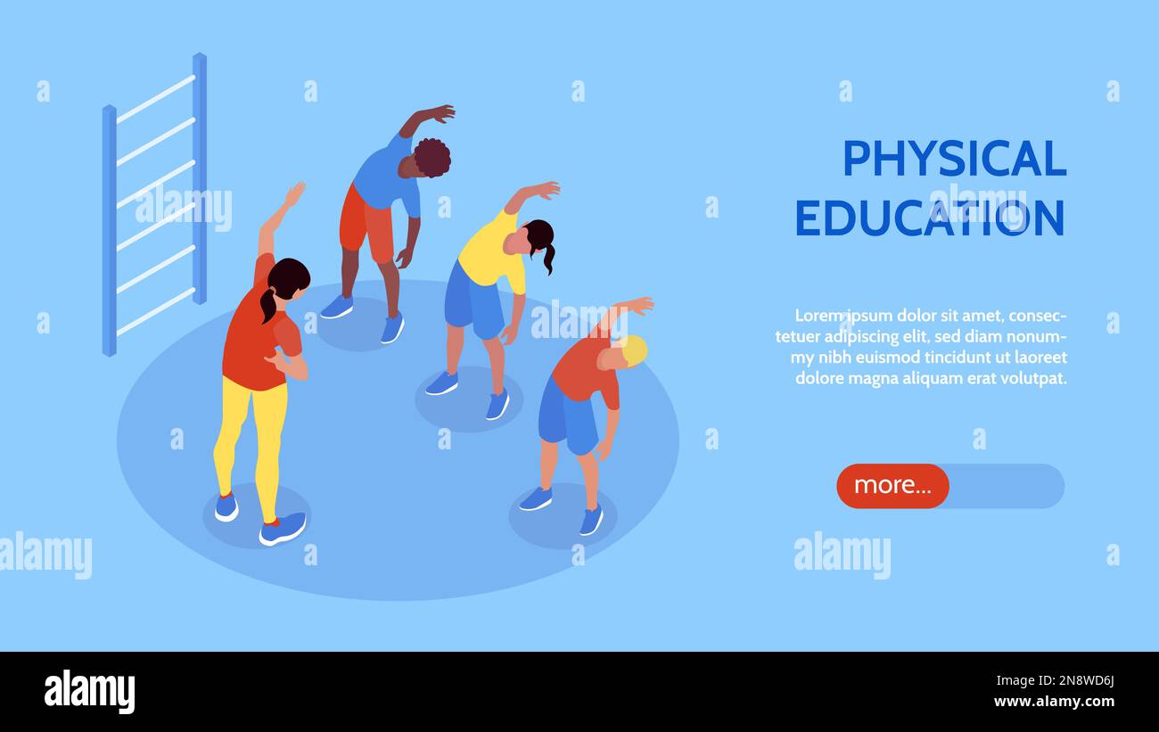 $Physical Education Horizontal Banner Stock Vector Image & Art - Alamy