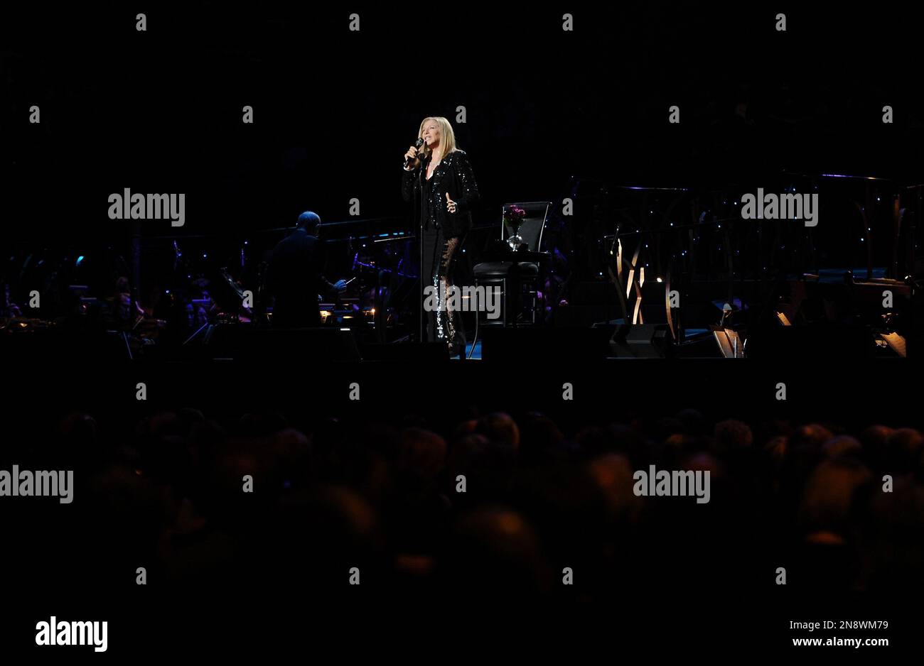 Singer Barbra Streisand kicks off her concerts in Brooklyn at the