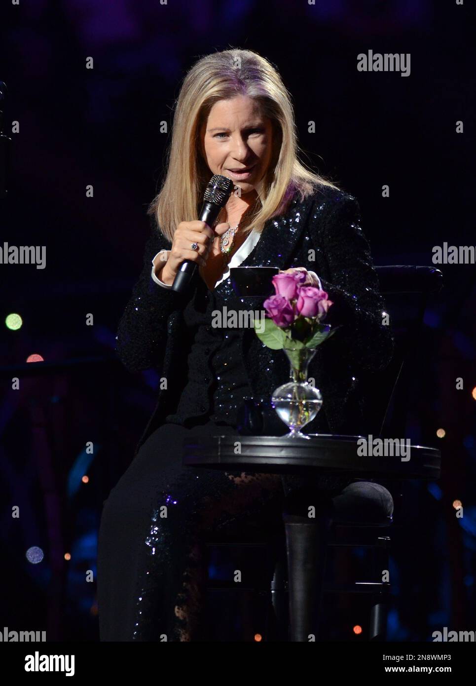 Singer Barbra Streisand kicks off her concerts in Brooklyn at