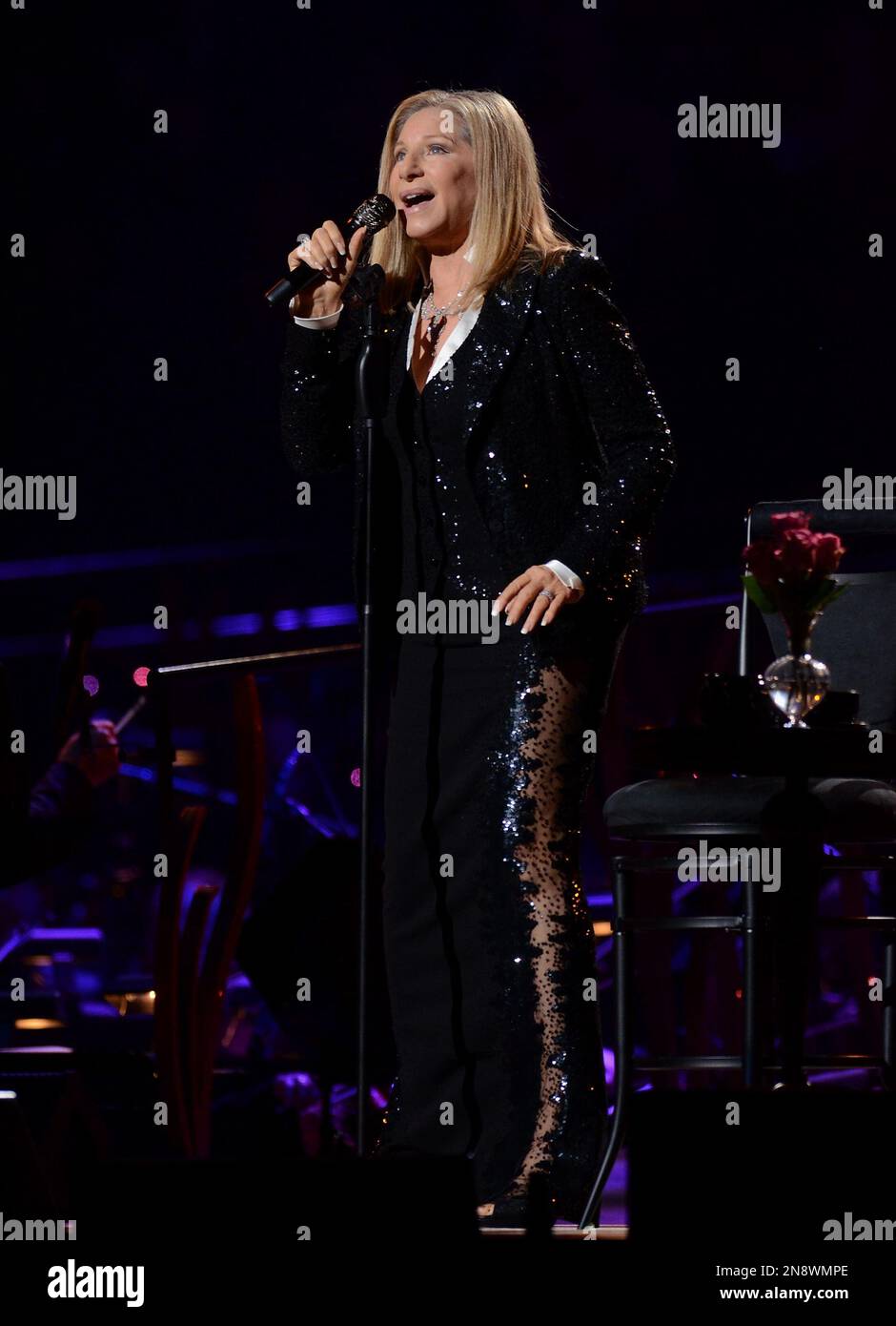 Singer Barbra Streisand kicks off her concerts in Brooklyn at