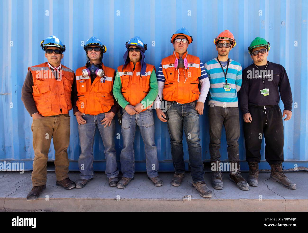 In this Sept. 25, 2012 photo, workers from the National Copper Mine ...