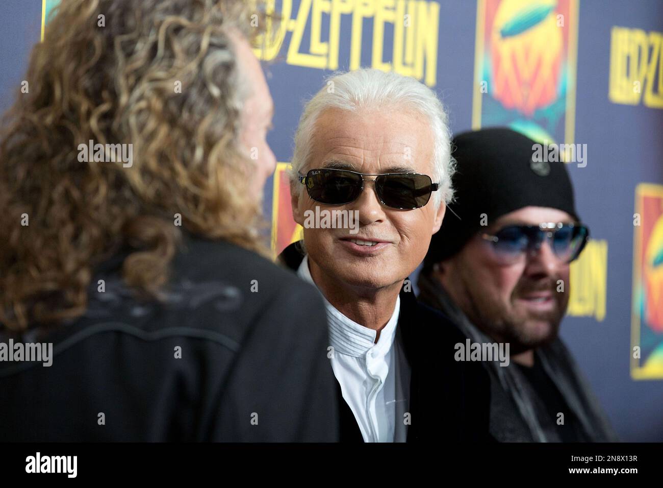 New York Ny October 09 Robert Plant Jimmy Page And Jason Bonham