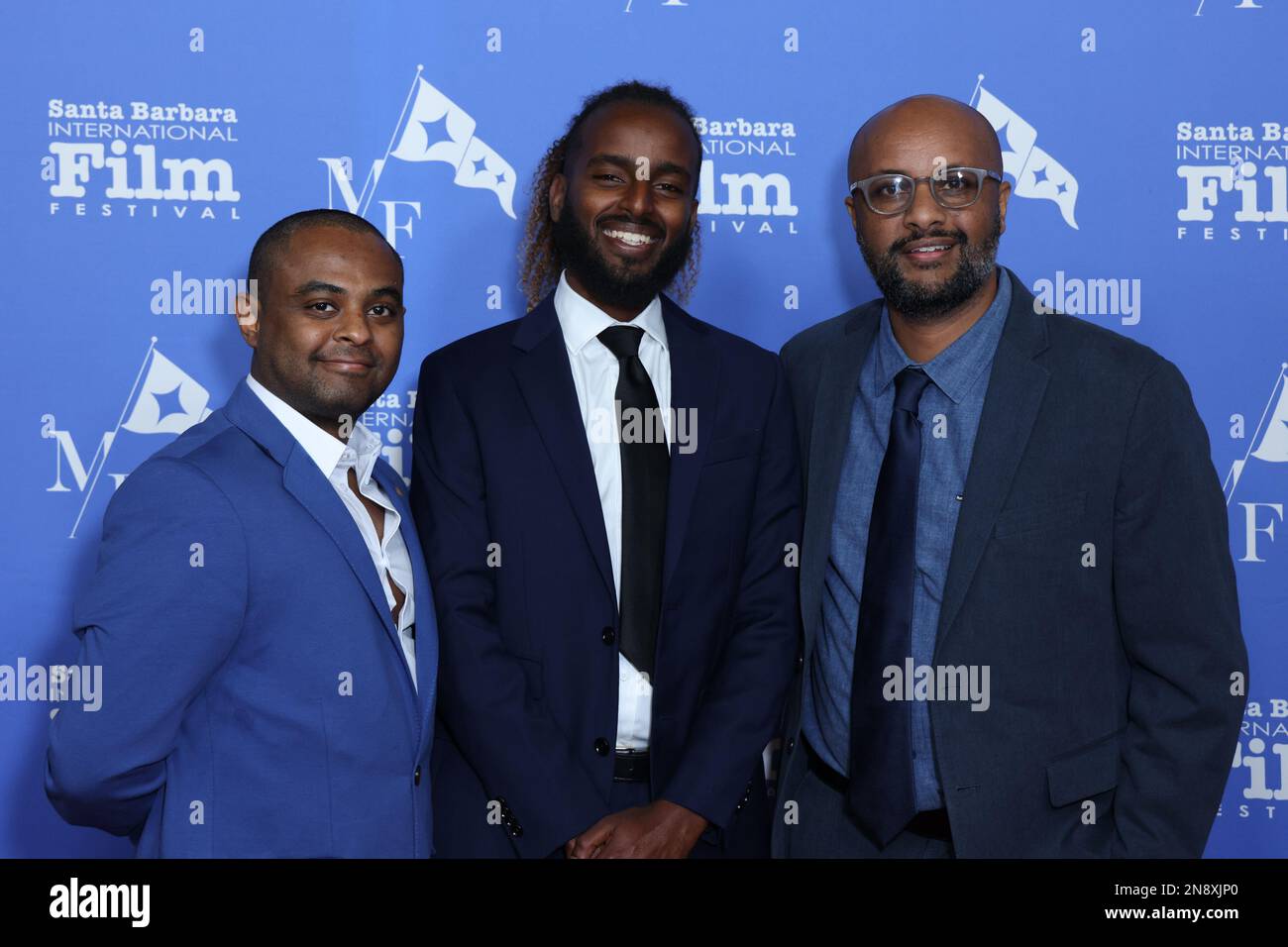 Santa Barbara, USA. 10th Feb, 2023. Teferi Seifu, Beyin Abraha, and ...