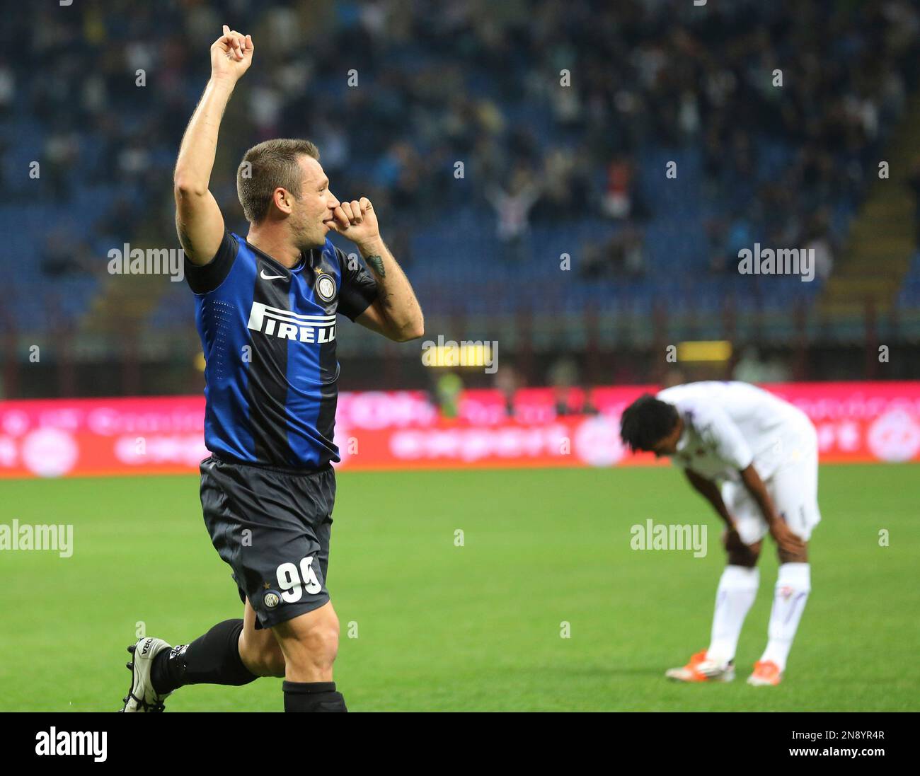 Maillot Italie Porté Par Antonio Cassano – Match Amical 2007/2008, Taille XL