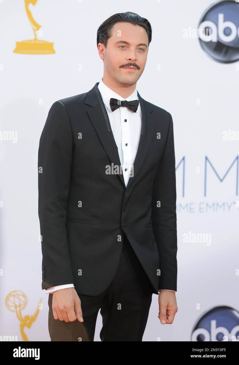 Jack Houston arrives at the 64th Primetime Emmy Awards at the Nokia Theatre  on Sunday, Sept. 23, 2012, in Los Angeles. (Photo by Jordan  Strauss/Invision/AP Stock Photo - Alamy, image size:911x1390