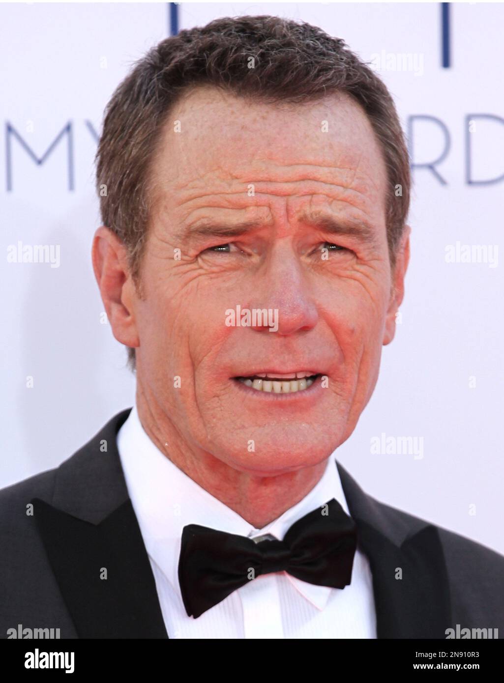 Actor Bryan Cranston Arrives At The 64th Primetime Emmy Awards At The Nokia Theatre On Sunday