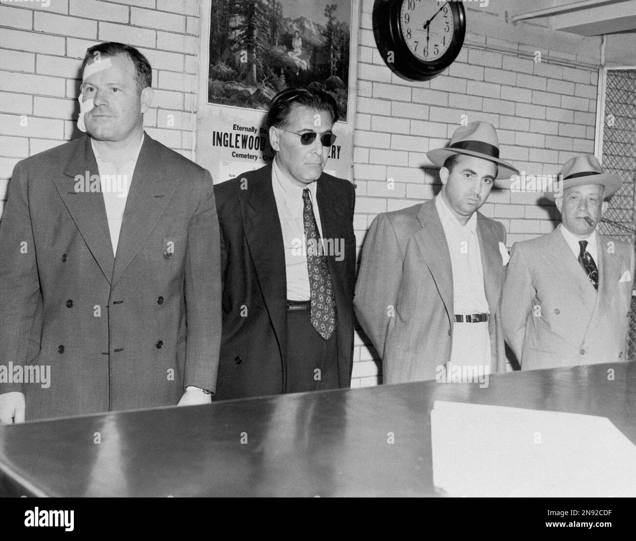 Four Hollywood men about town are pictured as they were booked on ...