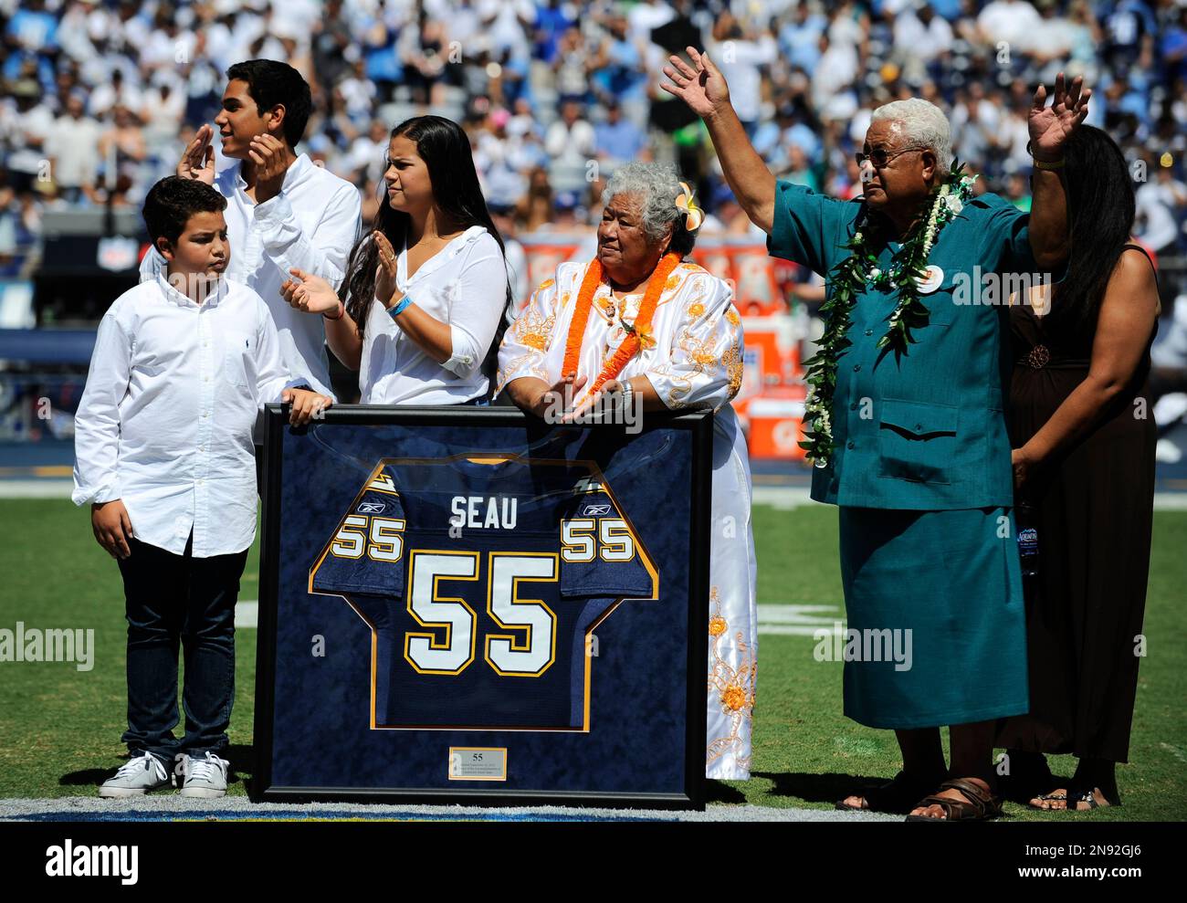 Chargers Retired Numbers Junior Seau