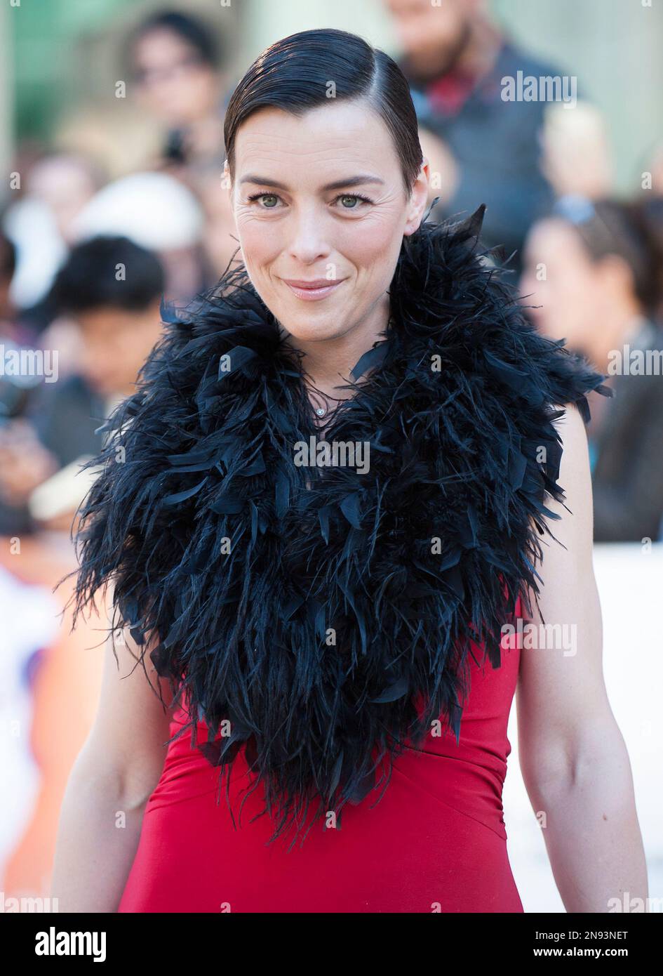 Actress Olivia Williams attends the "Hyde Park on Hudson" premiere at