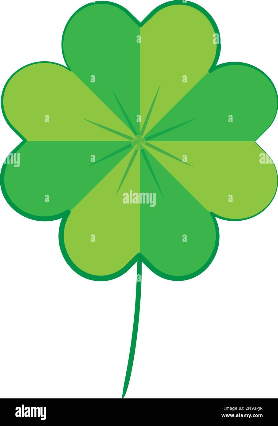 Clover leaf vector image or clipart Stock Vector Image & Art - Alamy