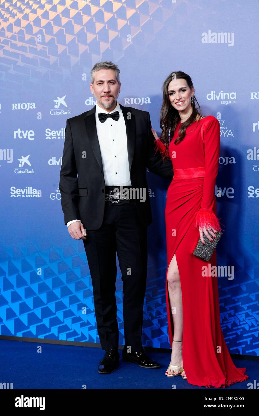 Sevilla. Spain. 20230211, Alberto Ammann, Clara Mendez-Leite attends