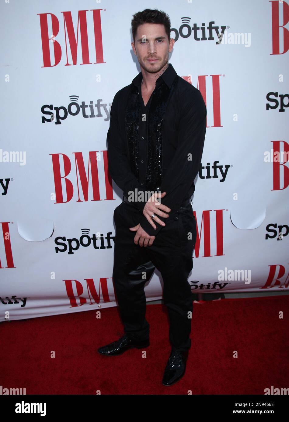 Blake McGrath arrives at the BMI Urban Awards honoring Mariah Carey