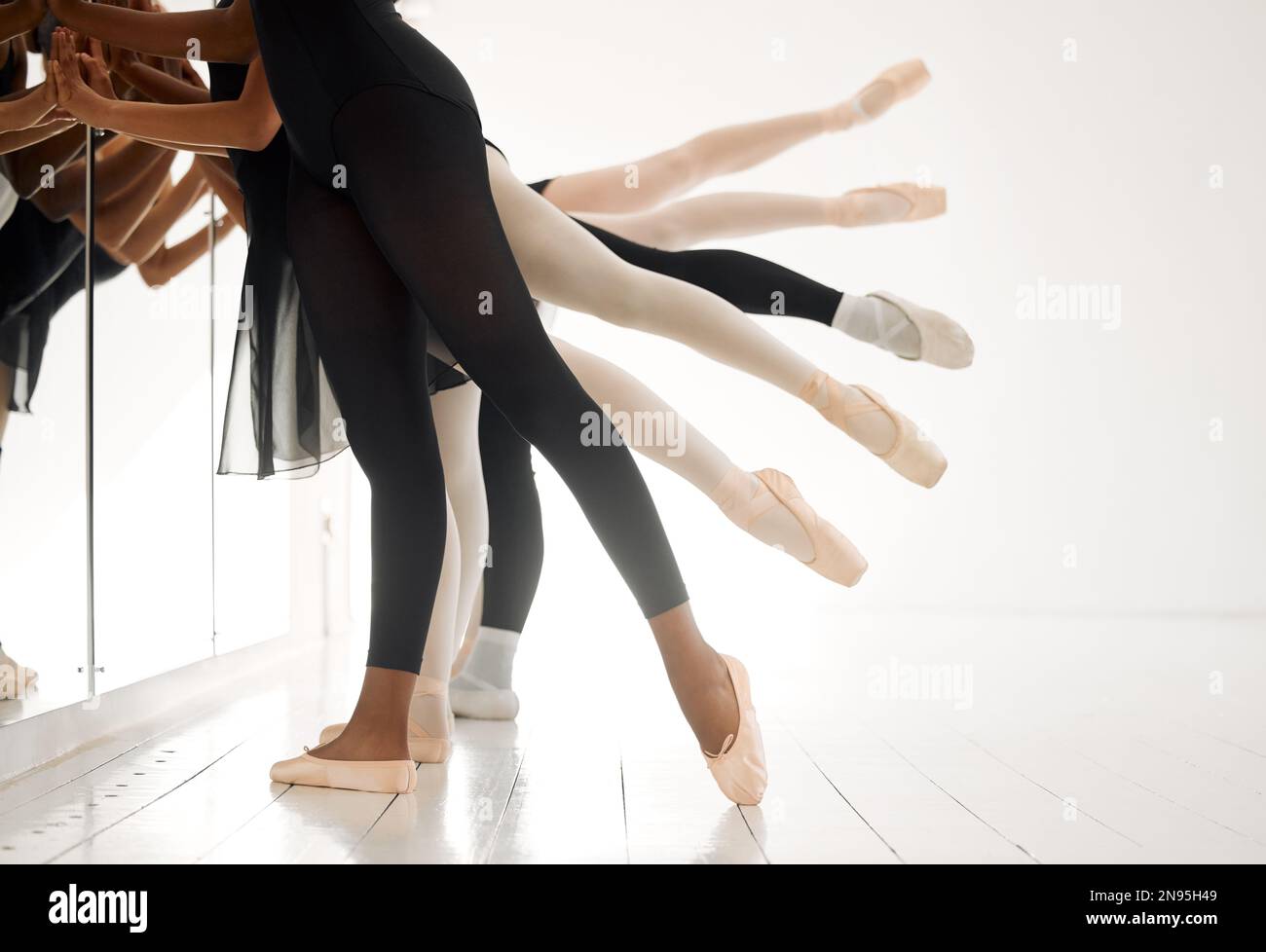 I hope that every dance I do reveals something. a group of ballerina