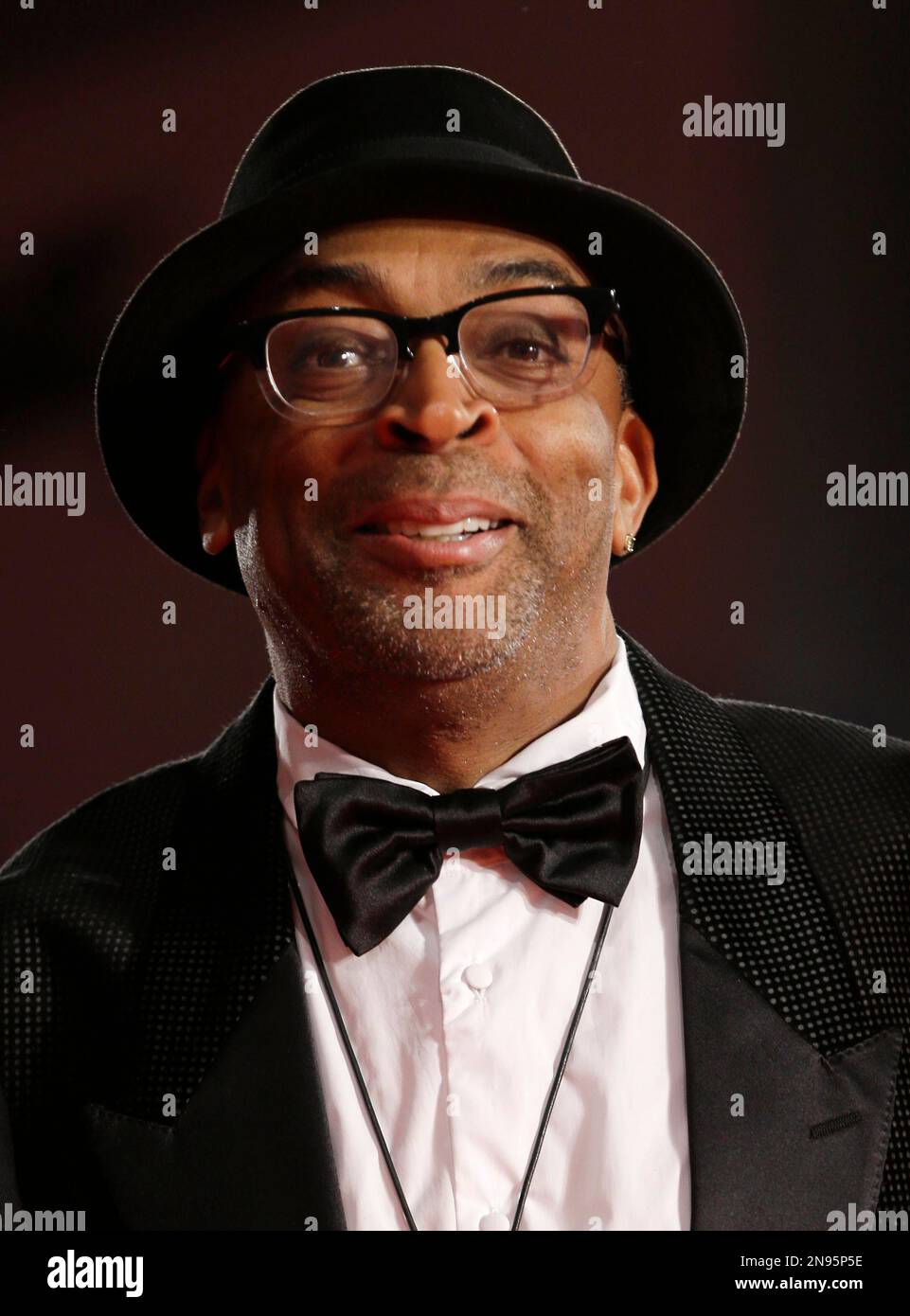 Director Spike Lee arrives for the premiere of his film 'Bad 25' during ...
