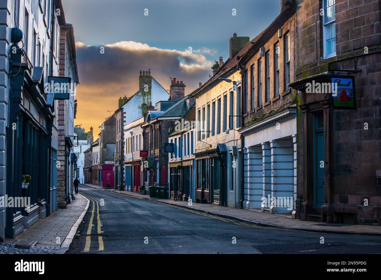 Bridge Street, Berwick Upon Tweed, Northumberland, England, UK Stock Photo Alamy