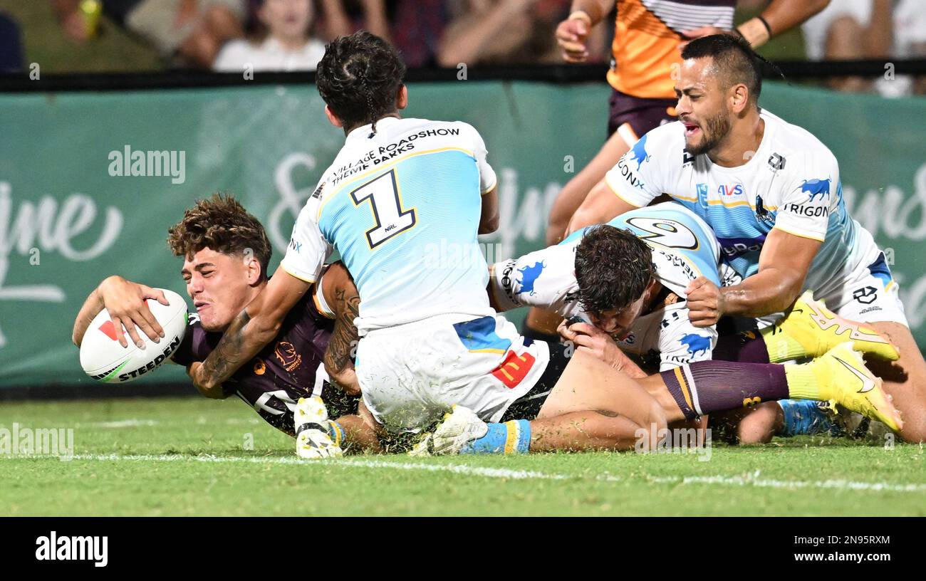 Brisbane Broncos v Gold Coast Titans, Round 12, 2022