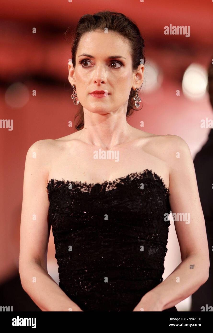 Actress Winona Ryder arrives for the premiere of the film 'The Iceman ...