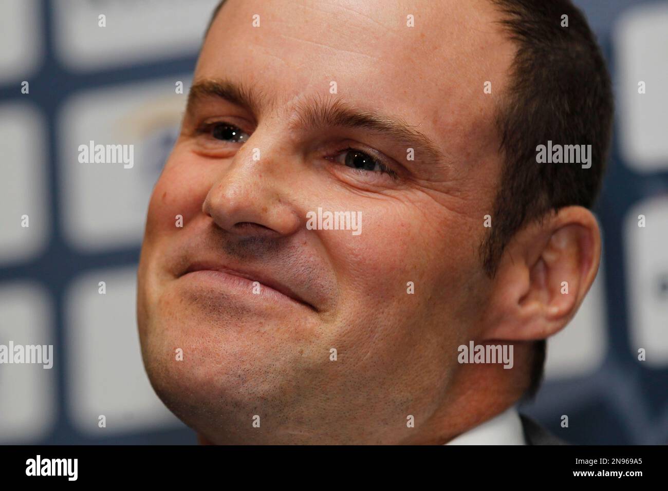 Andrew Strauss the England cricket team's Test captain announces his ...