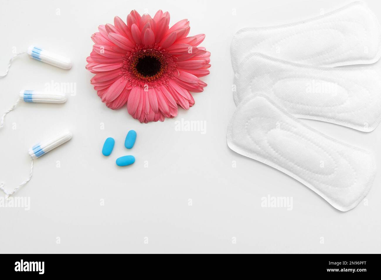 Period Menstruation Female Pain Sanitary Tampons Pads Painkiller Pill