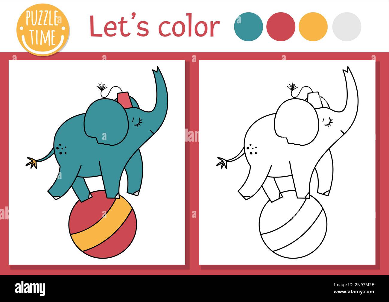 How To Draw An Elephant  Bright Star Kids Easy Elephant Drawing