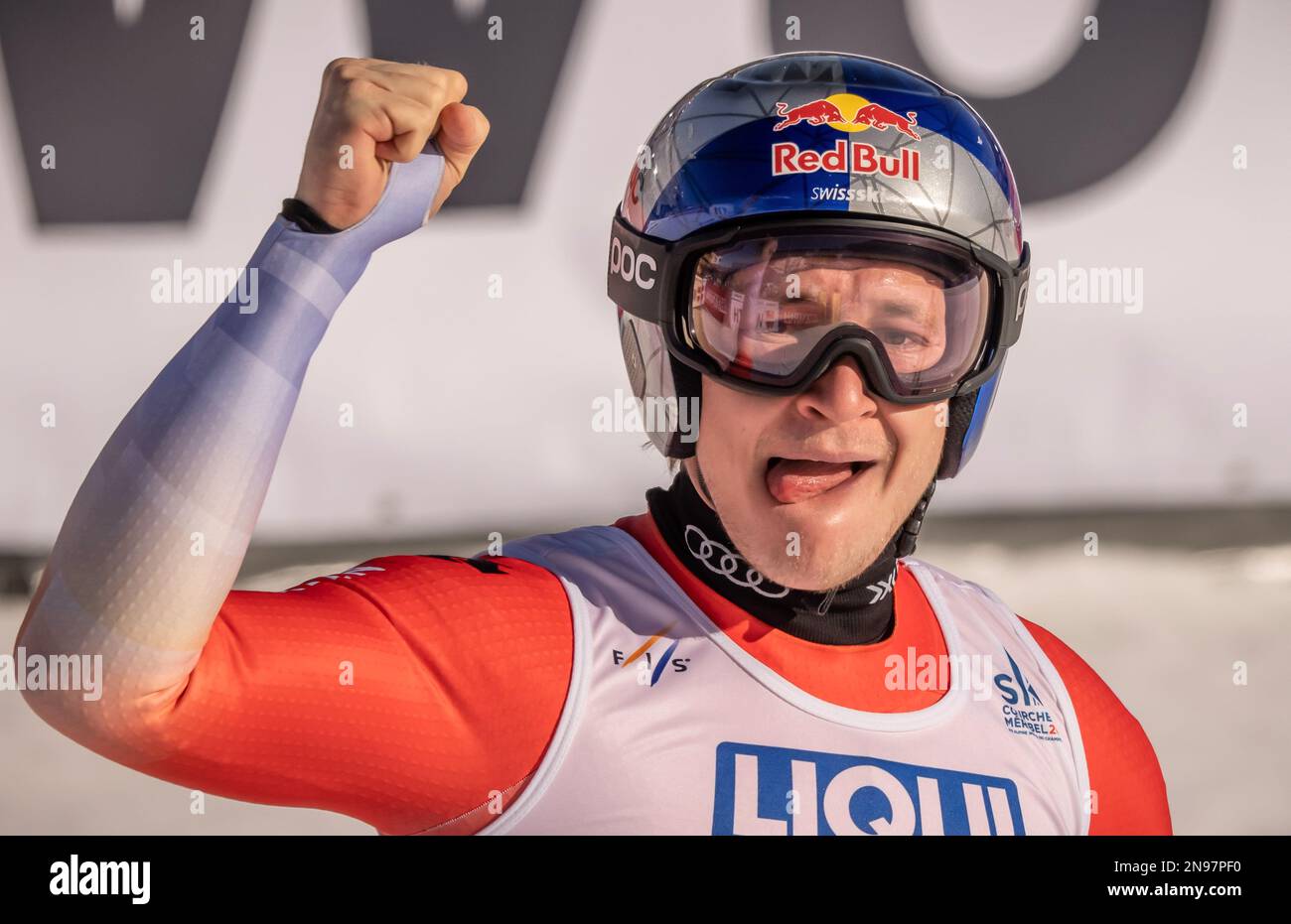 Courchevel, France. 12th Feb, 2023. Alpine Skiing World Championship