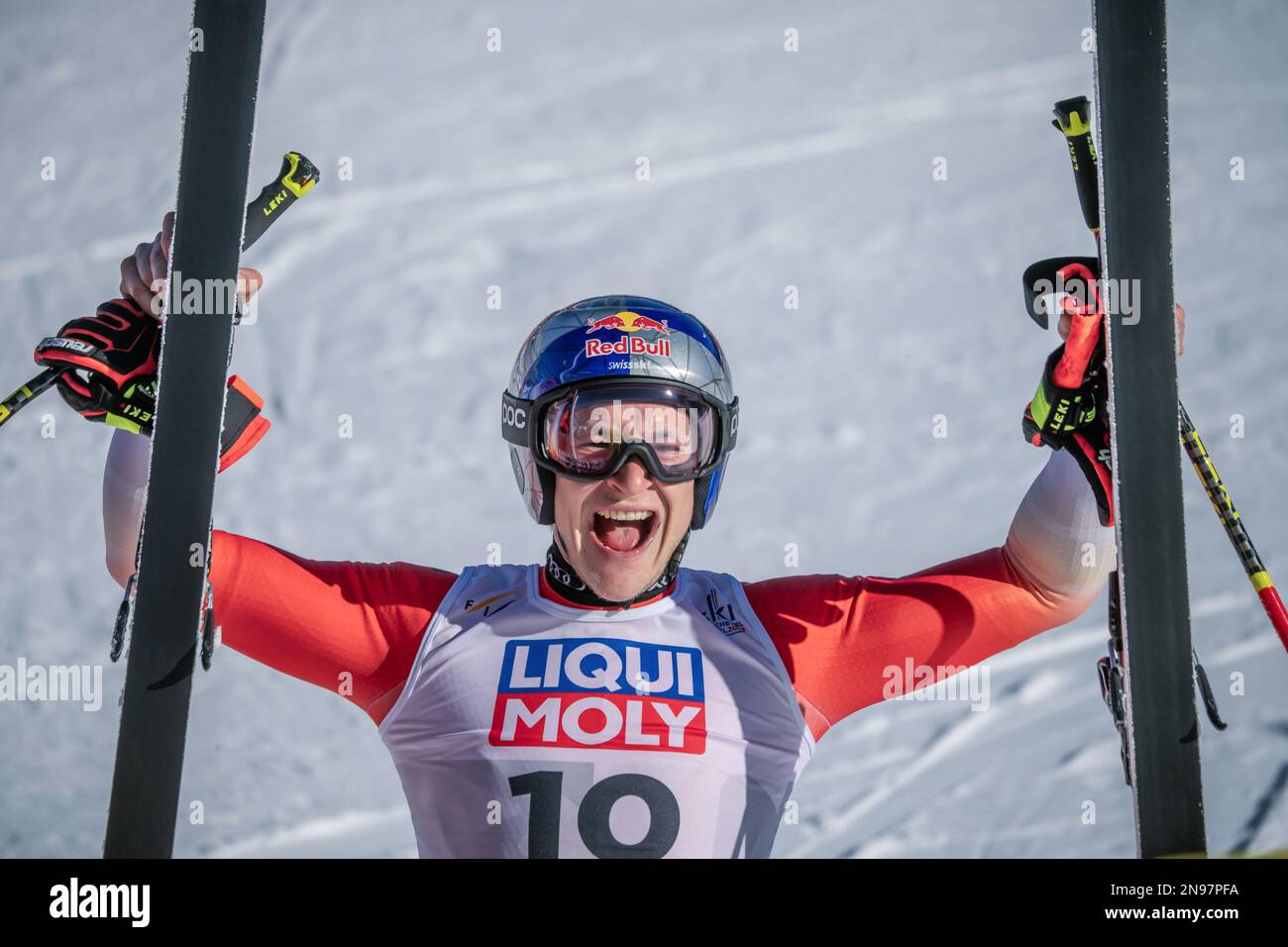 Courchevel, France. 12th Feb, 2023. Alpine Skiing World Championship, Downhill, Men Marco
