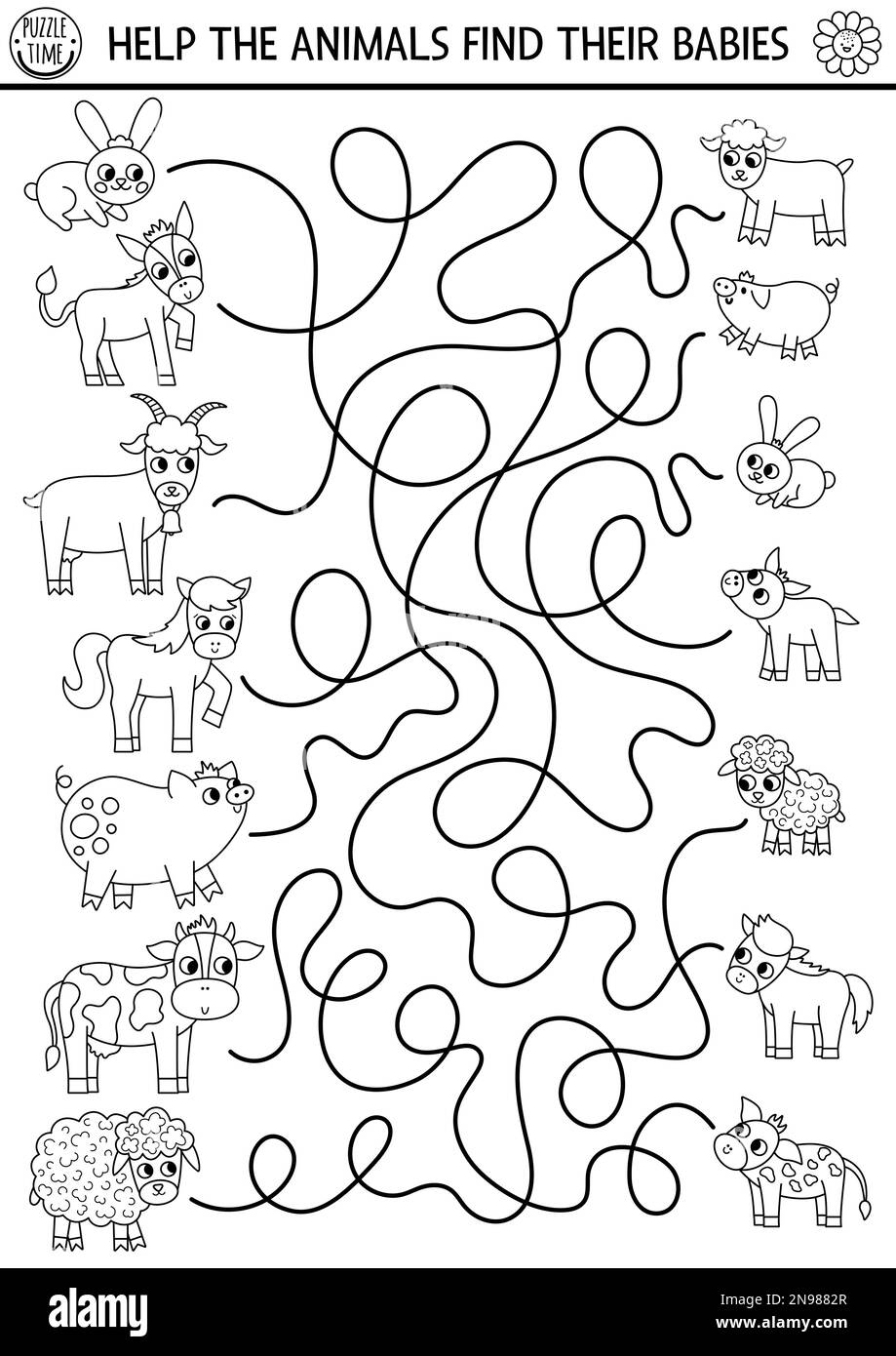 pig-coloring-sheet-stock-vector-images-alamy