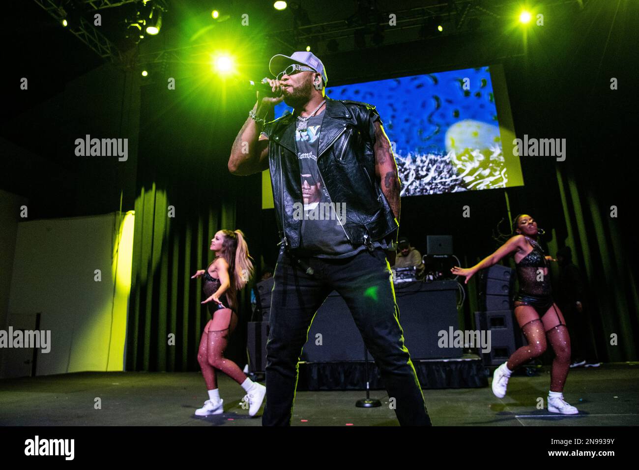 Flo Rida performs during Shorty Gras presented by the Krewe of Freret ...