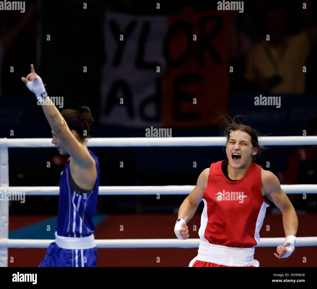 Ireland s Katie Taylor Red Celebrates Winning Her Fight Against ireland-s-katie-taylor-red-celebrates-winning-her-fight-against