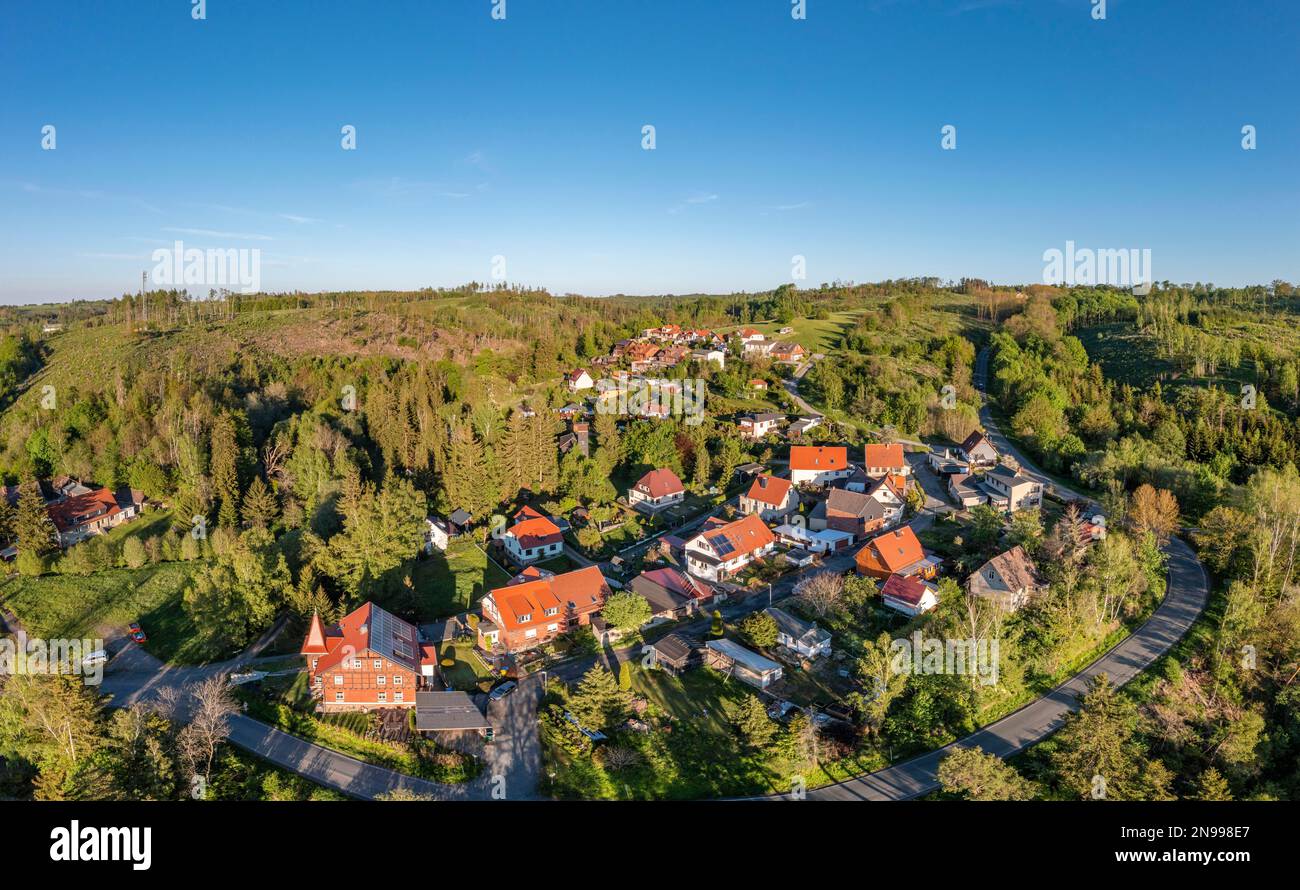 Harzgerode Aerial photos from Harzgerode Silberhuette in the Selke Valley Stock ...
