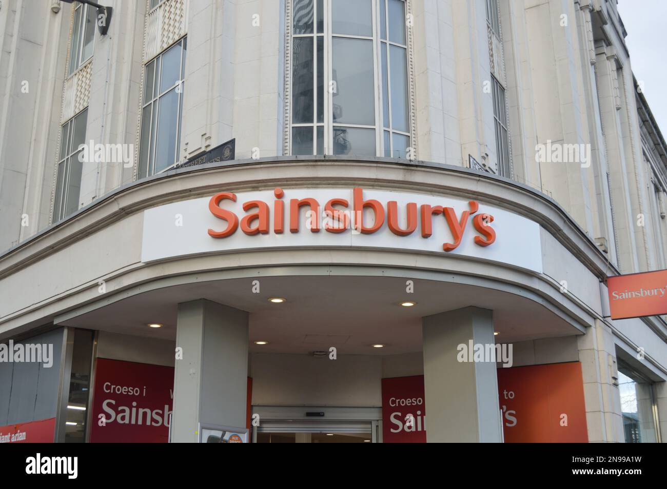 31st January 2023, Cardiff, Wales, United Kingdom. Sainsbury's