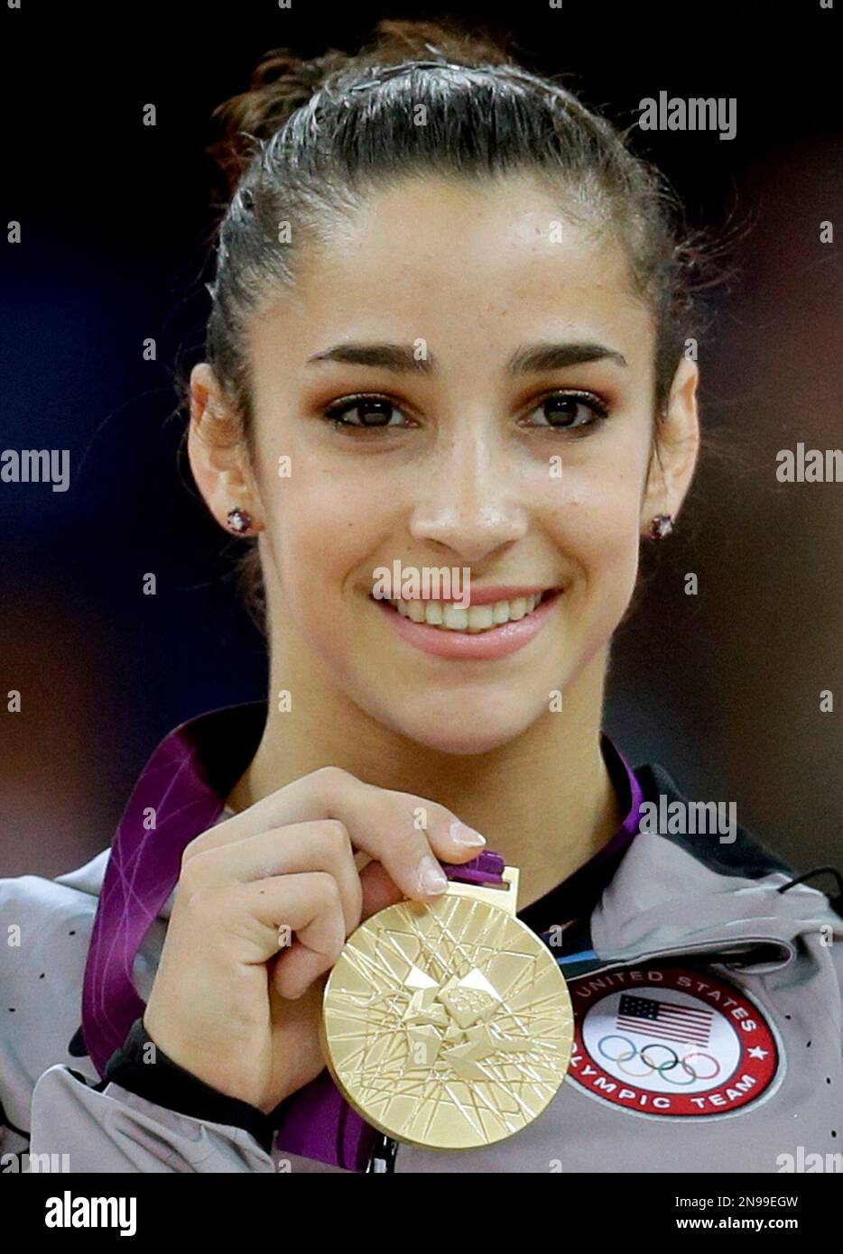 FILE- In this Tuesday Aug. 7, 2012, file photo U.S. gymnast Alexandra ...