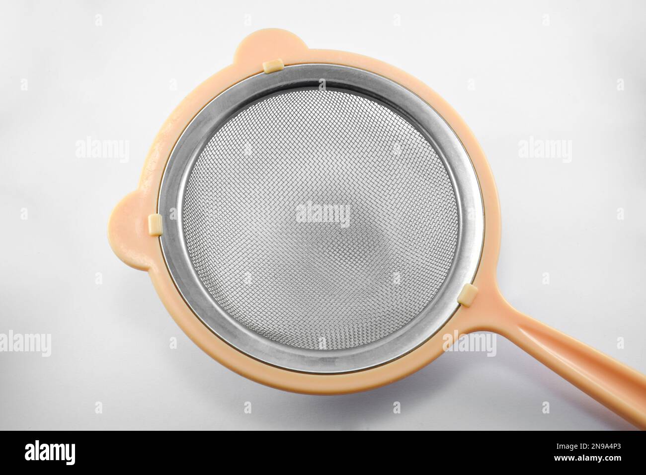 Metal or stainlesssteel kitchen strainer, kitchen tool, isolated on