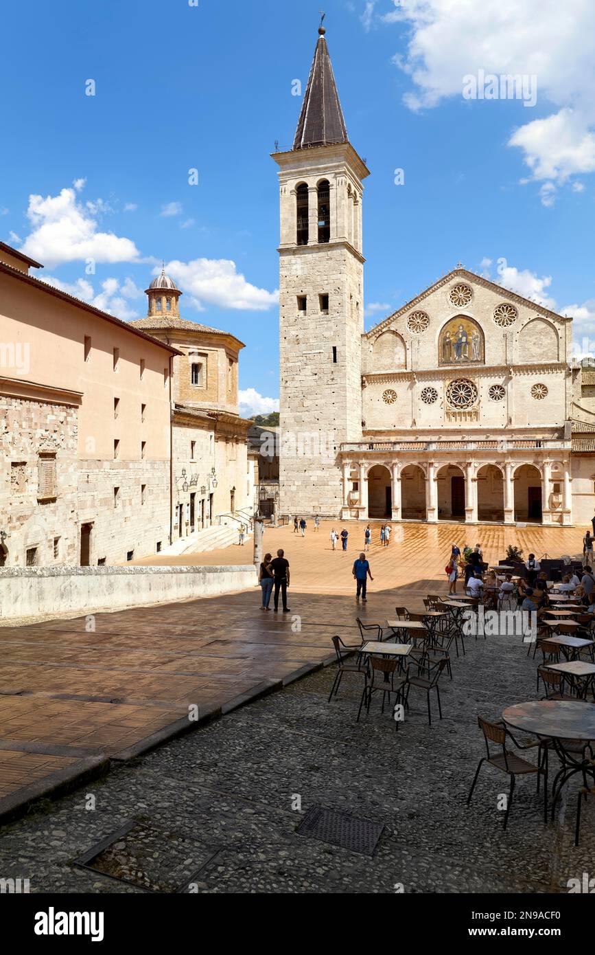 Spoleto Umbria Italy. Duomo di Spoleto Cathedral Stock Photo Alamy