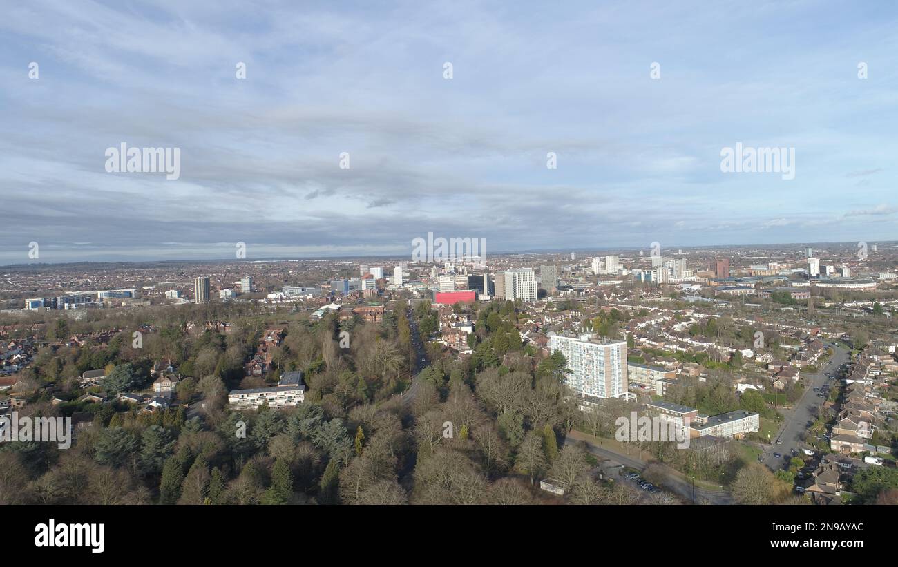 War Memorial Park Aerial View Stock Photo