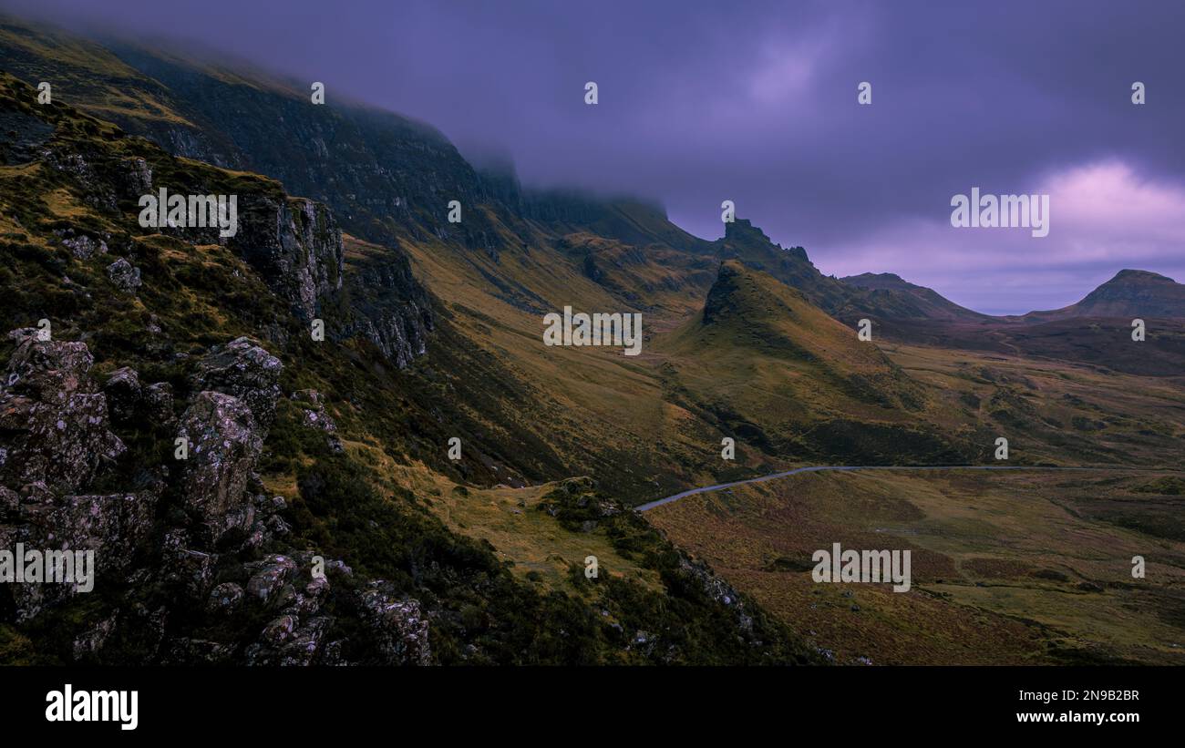 The Quiraing, Isle of Skye Stock Photo