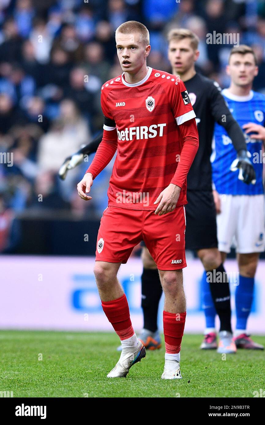 Antwerp's Arthur Vermeeren pictured during a soccer match between KRC Genk  and RAFC Royal Antwerp FC, Sunday 12 February 2023 in Genk, on day 25 of  the 2022-2023 'Jupiler Pro League' first