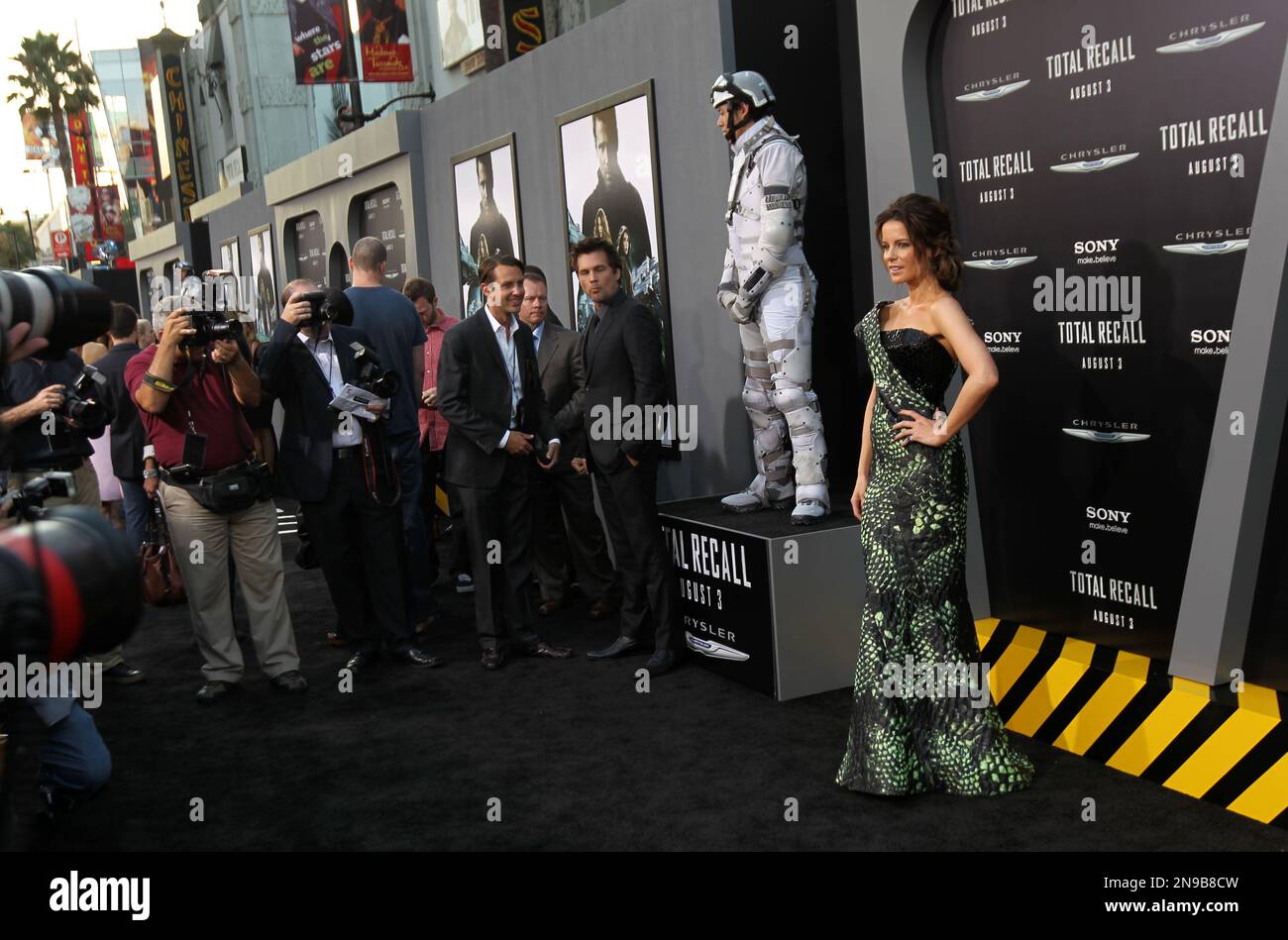 Cast member Kate Beckinsale arrives at the premiere of "Total Recall