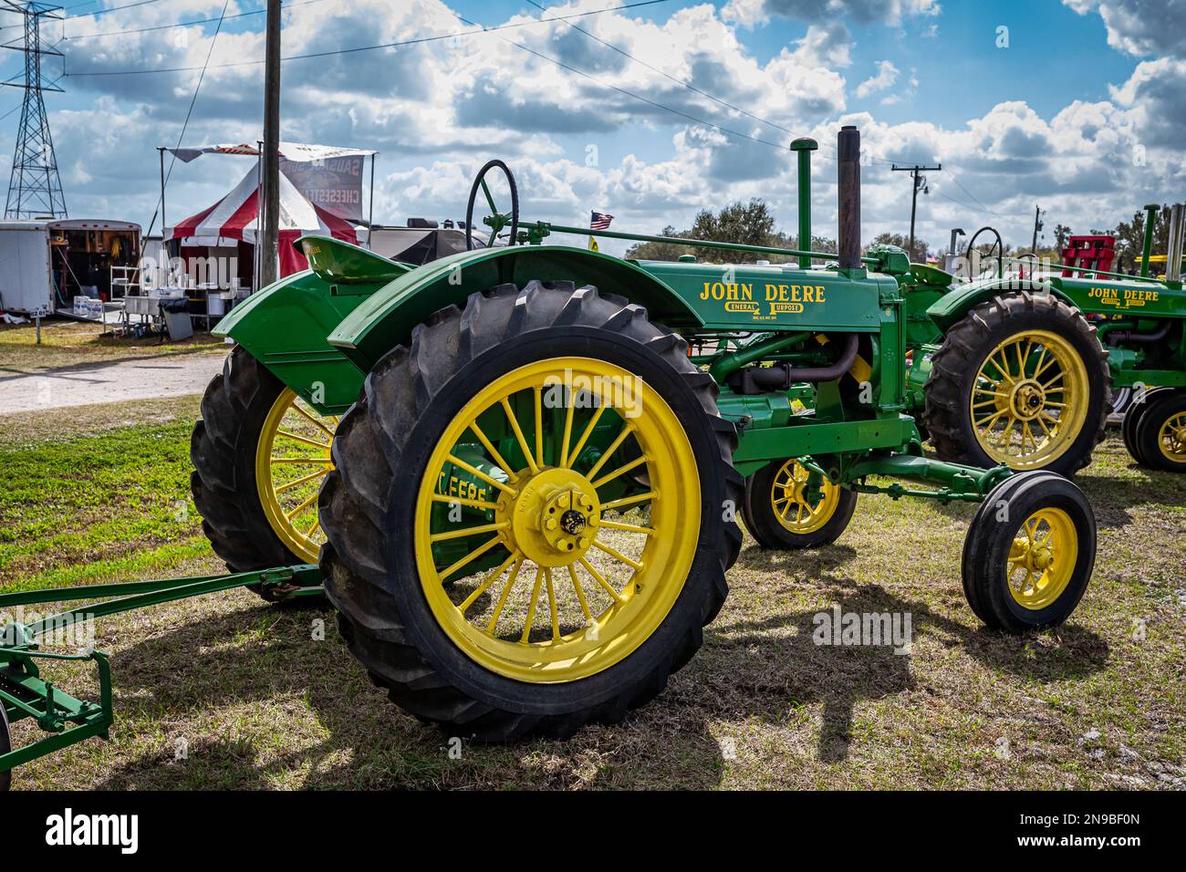 1937 john deere model a tractor hi-res stock photography and