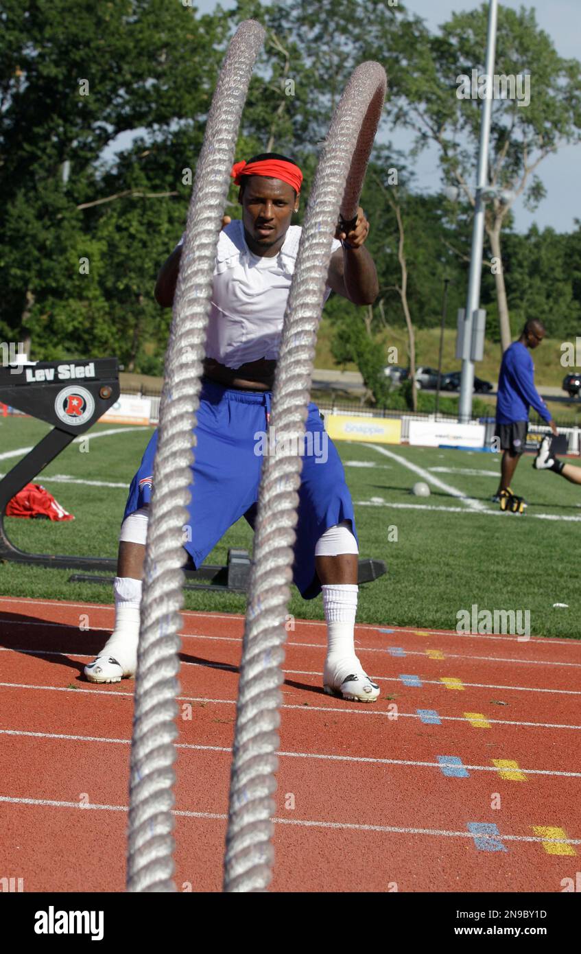 Buffalo Bills' Stevie Johnson during an NFL football training camp