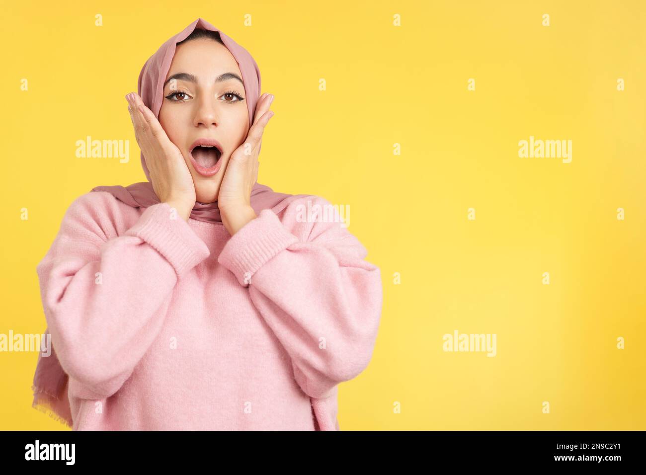 Muslim woman in modern open hi-res stock photography and images - Alamy
